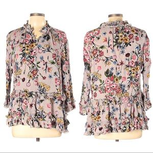 ALARA | FLORAL PEASANT BLOUSE